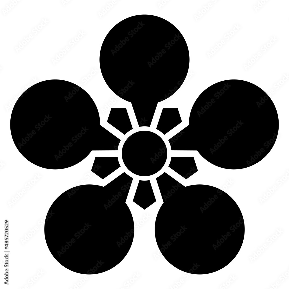 金沢純金箔 前田家家紋 スタンド 金沢純金箔 前田家家紋 スタンド