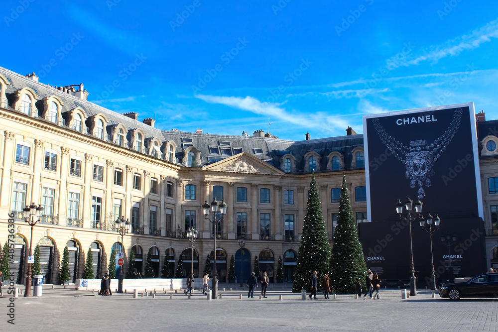 Place Vendome is a square Place Vendome was laid out in 1702. The ...
