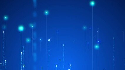 Fototapete - Digital transformation concept. DX. Data uploading.