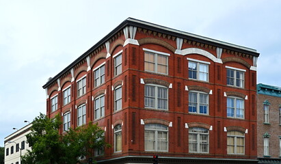 Sticker - Historisches Bauwerk in der Altstadt von Savannah, Georgia