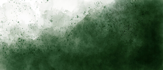 dark green sky gradient watercolor background with clouds texture