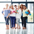 © Cecilie Skjold Wackerhausen/peopleimages.com - Were ready for some yoga. Shot of a group of women waiting for yoga class to begin.