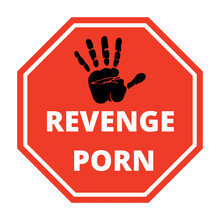 Stop Revenge Porn Sign Icon
