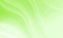 Abstract Green White Colors Gradient With Wave Nature Texture Background.