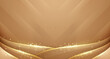 Luxurious gold vector background with blend of sparkling glitter sparkles.