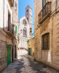 Poster - Scenic sight in the beautiful town of Giovinazzo, Apulia, southern Italy.