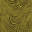 Brown zebra seamless pattern with yellow background Vector