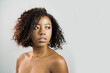 © de Art - Black skin beautiful woman healthy beauty skin face african american beauty woman model