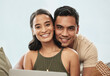 © Siphosethu F/peopleimages.com - You cant blame gravity for falling in love. Shot of a couple holding each other at home.