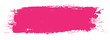 © Marinko - Pink brush stroke isolated on white background. Trendy brush stroke vector for pink ink paint, grunge backdrop, dirt banner, watercolor design and dirty texture. Brush stroke vector