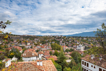 Safranbolu old town area view in Turkey. Safranbolu old town is UNESCO world heritage site and they are protected buildings.	