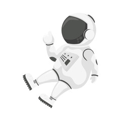 Sticker - space astronaut floating