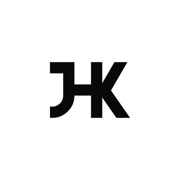 jhk letter original monogram logo design