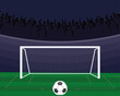 soccer penalty kick scene