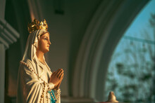 Our Lady Of Lourdes Statue Catholic Religous Altar