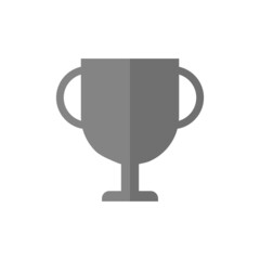 Poster - Award winner grey flat vector icon