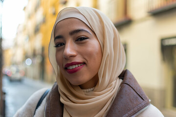 Muslim young woman wearing hijab
