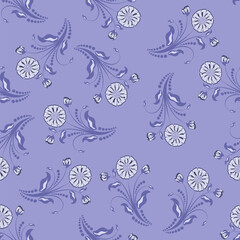 Poster - Seamless Floral Pattern