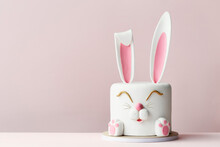 Easter Bunny Celebration Cake Background