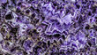 View of the purple agate decorative stone
