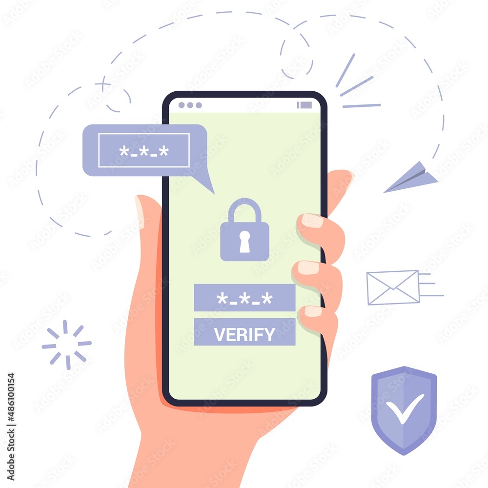 OTP One-time password for secure transaction on digital payment ...