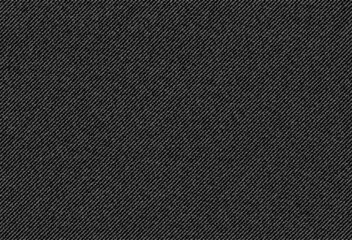 black jeans denim texture background of apparel sturdy cotton, vector twill fabric pattern. closeup 