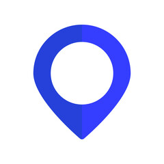 Poster - A pin on a map that indicates location. gps. vector.