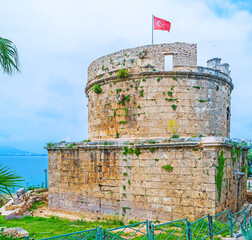 Wall Mural - The Hidirlik Tower in old Antalya, Turkey