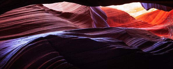 Canvas Print - The Antelope Canyon, Page,