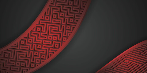 Poster - Modern abstract presentation background with Luxury textured background