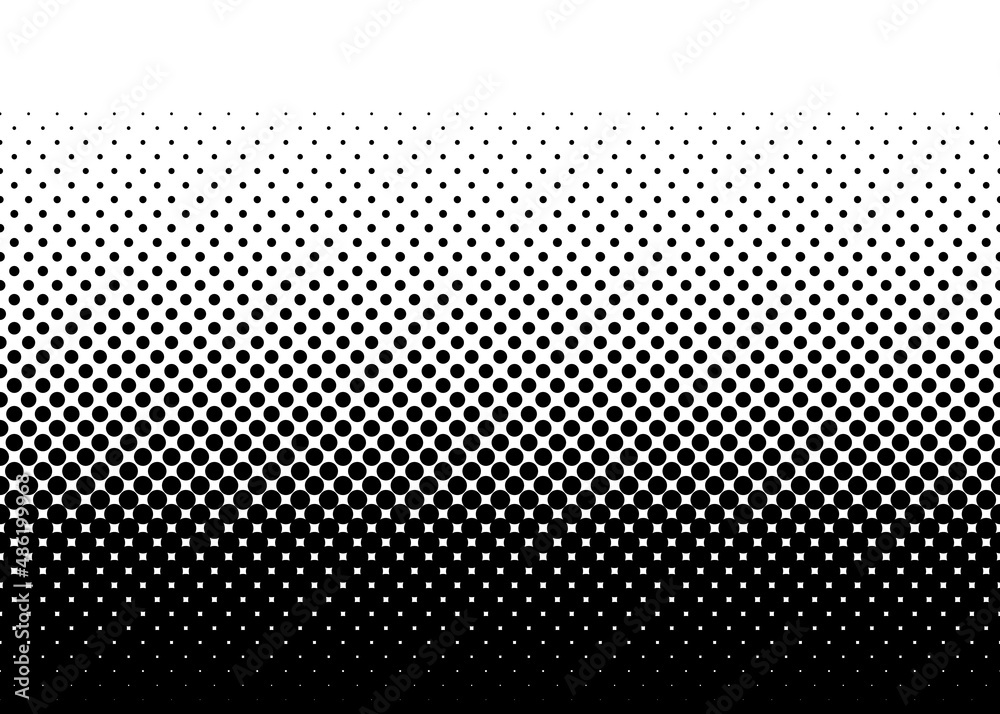 ハーフトーンドットグラデーション素材 Stock Vector | Adobe Stock