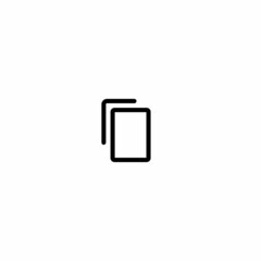 Poster - Copy, Duplicate Icon Sign Symbol in Line Style