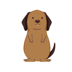 Sticker - cute dog animal