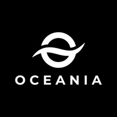 Sticker - modern ocean logo design