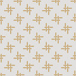Seamless vector pattern. Abstract geometric background from perpendicular lines. Soft beige-yellow color. Used for packaging, fabrics, backgrounds and other products.