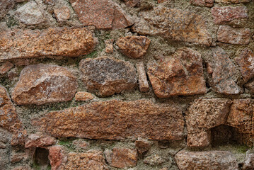 Texture of an old stone wall