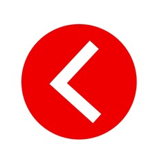 Sticker - Left arrow icon 