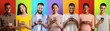 © Prostock-studio - Creative Collage With Diverse People Using Smartphones Over Colorful Backgrounds