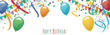 Happy Birthday Greetings Party Background
