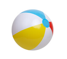 Beach Ball Isolated On White Background