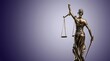 Themis Statue Justice Scales Law Lawyer Business Concept on background