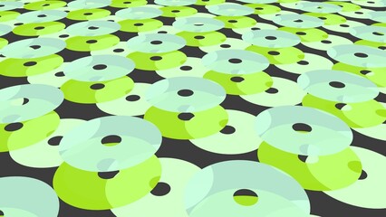 Poster - green and gray background