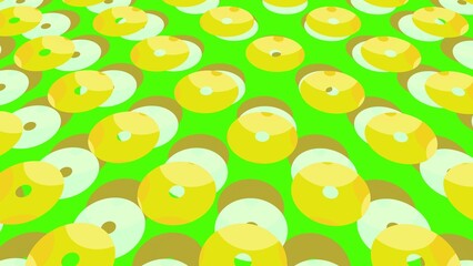 Poster - Abstract background from colored circles. Pattern.