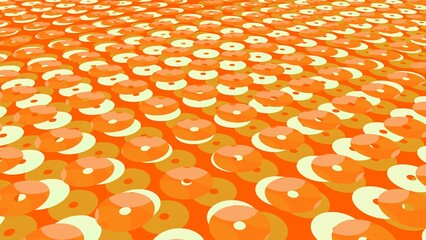 Poster - abstract orange background