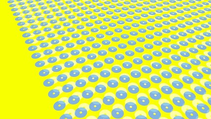 Poster - Abstract pattern of circular patterns.