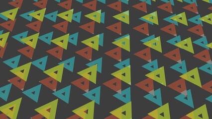 Poster - Abstract background from colored triangles. Pattern.
