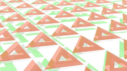 Poster - Abstract background from colored triangles. Pattern.
