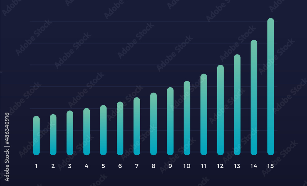 Futuristic UI infographic statistic elements. Data visualization graphs ...