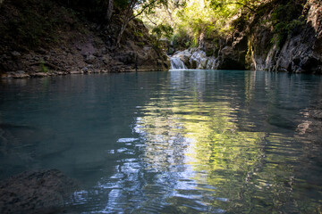 Canvas Print - Cascadas de Comala, Chiquilistlan, Jalisco, Mexico