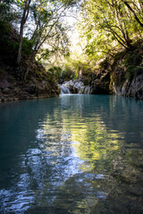 Canvas Print - Cascadas de Comala, Chiquilistlan, Jalisco, Mexico